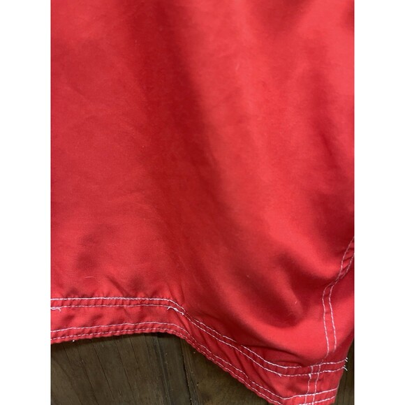 UTAH UTES est 1850 NCAA vintage red & white lined basketball shorts men's Sz 2XL - Picture 3 of 7